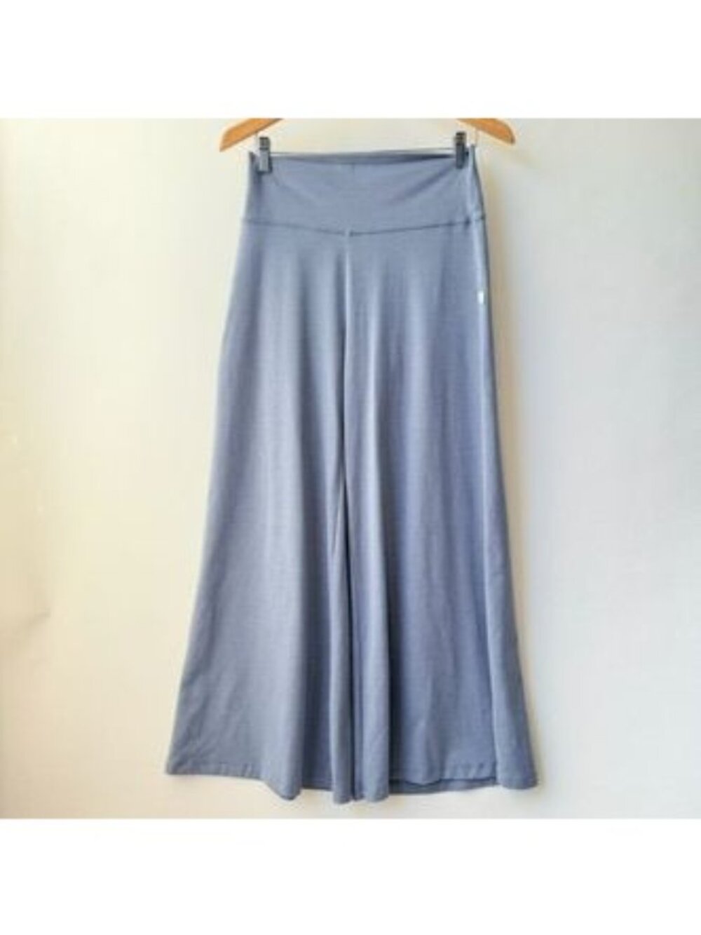 Vuori Womens Size L Blue Wide Leg Palazzo Pants High Rise Stretch Soft J231